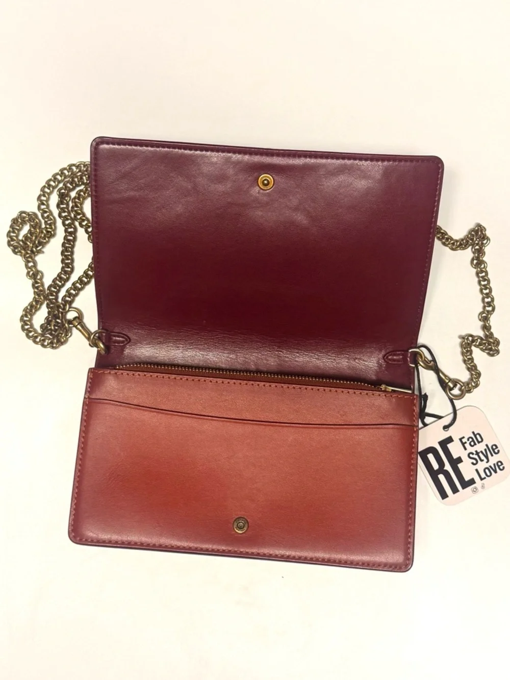 Coach Callie Foldover Chain Clutch In Signature Canvas With Prairie Floral